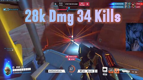 Gale's Soldier 76 Rampage: 28K DMG & 34 Elims