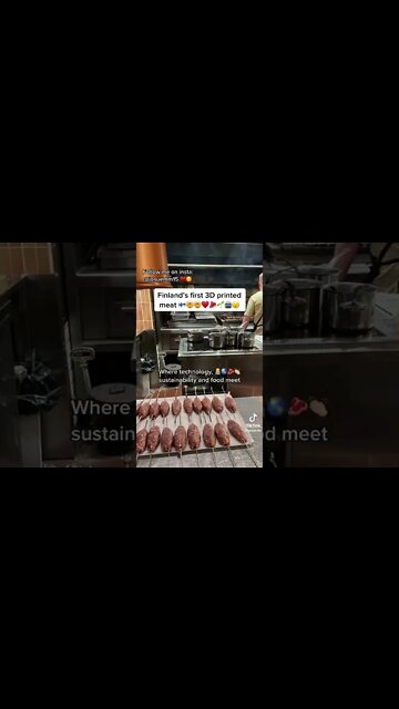 3D Printed Meat- Finland 🤢🤢