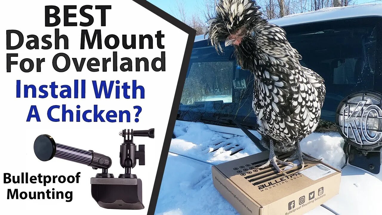 OVERLAND Dash Mount / Perfect for Phone and GoPro / Easy Install Video