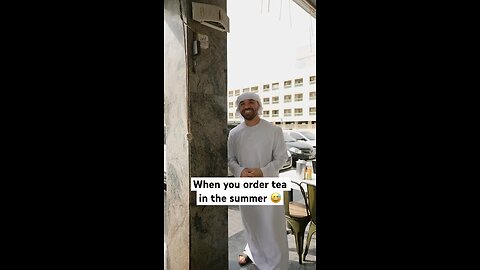 when you order tea in the summer ☀️