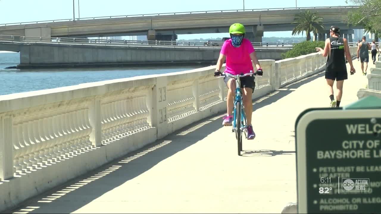 Dozens in Tampa Bay walk, run to stay active