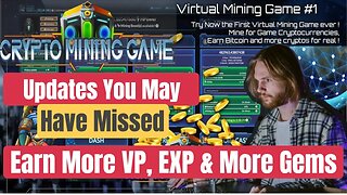 CryptoMiningGame Mining Game , Updates You May Have Missed , Earn Free Crypto.