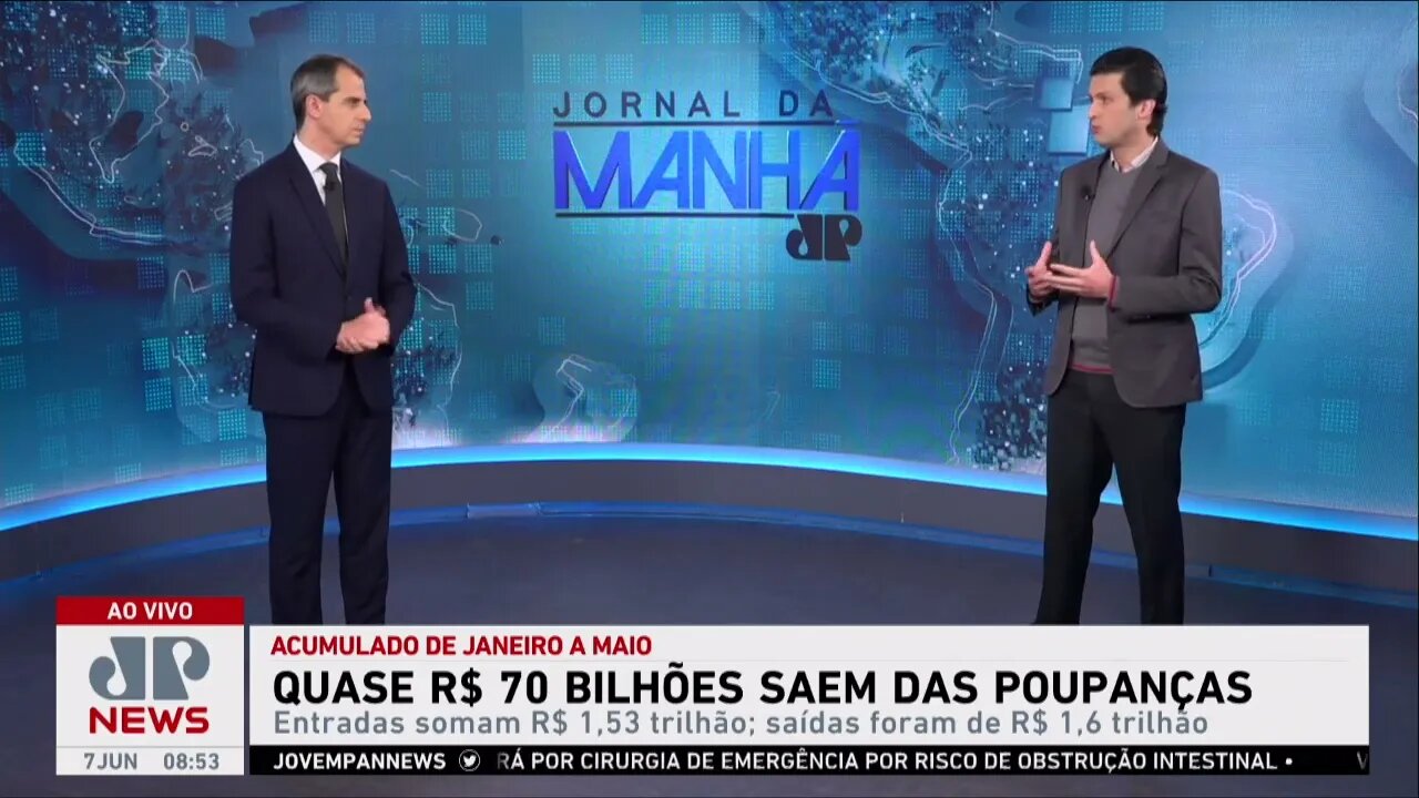 Aproximadamente R$ 70 bilhões saem das poupanças; Alan Ghani comenta