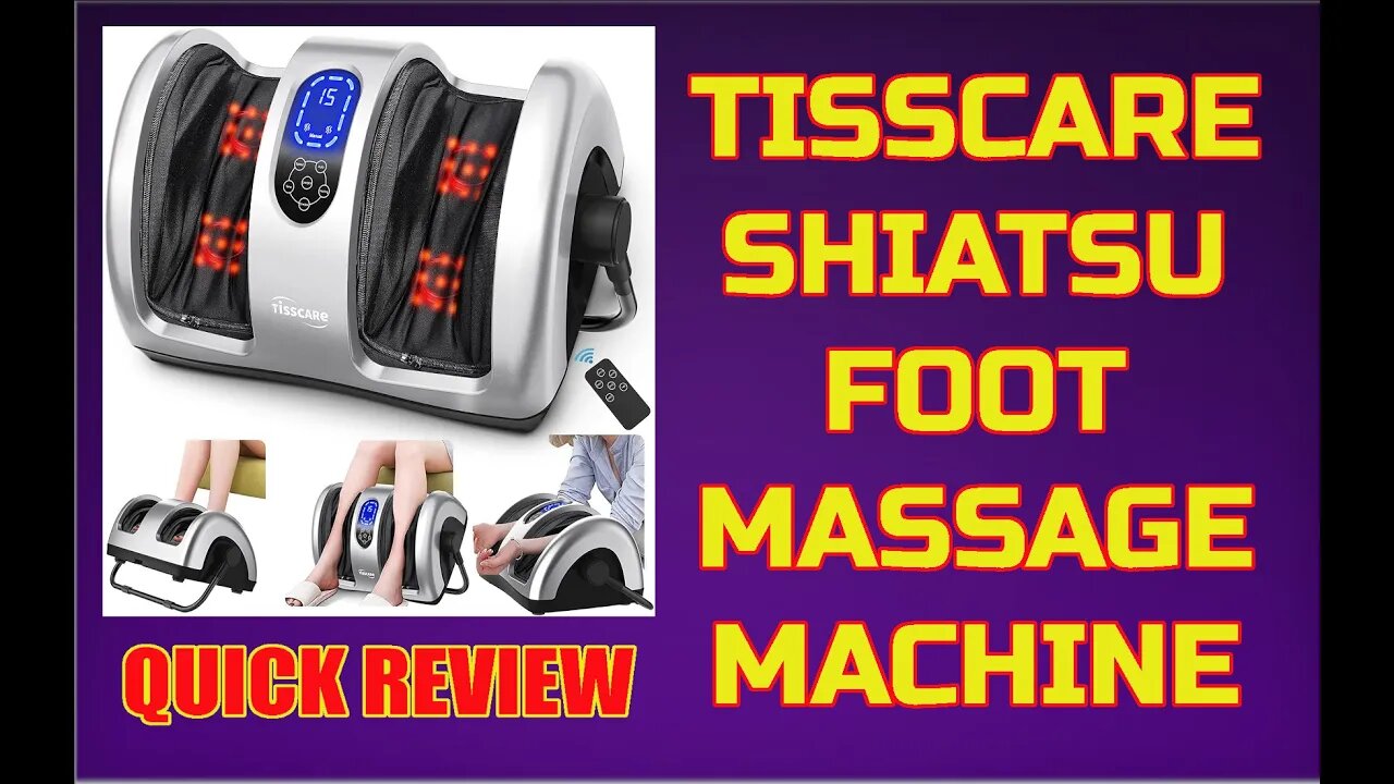 TISSCARE Shiatsu Deep Kneading Foot Massager Machine