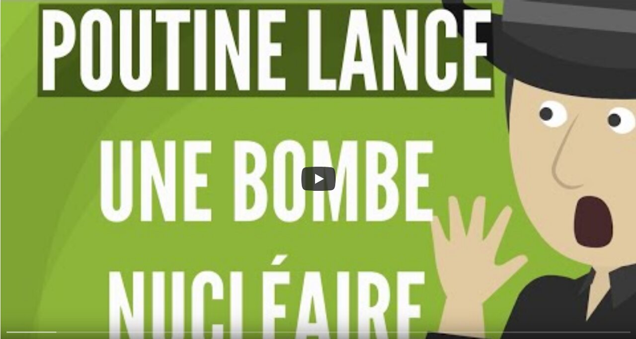 Comment Survivre Si Poutine Fait Exploser Une Bombe Nucléaire