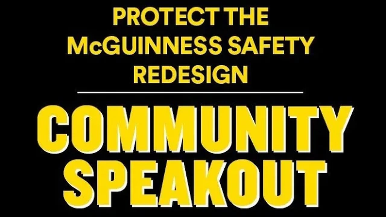 The @TransAlt @OpenPlans @Tri_State @mcguinness_safe McGuiness Rally 7/7/23 Broadway Stages