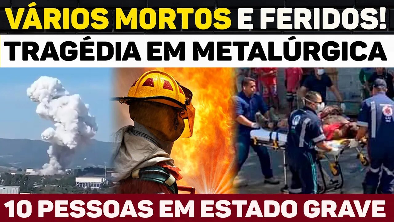 MUITO TRlSTE: ao menos 2 PESSOAS M0RREM e vários ficam FERlD0S em TRAGÉDlA' em METALÚRGICA, SP