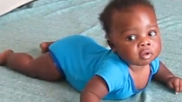 Baby Sings Along With A Piano