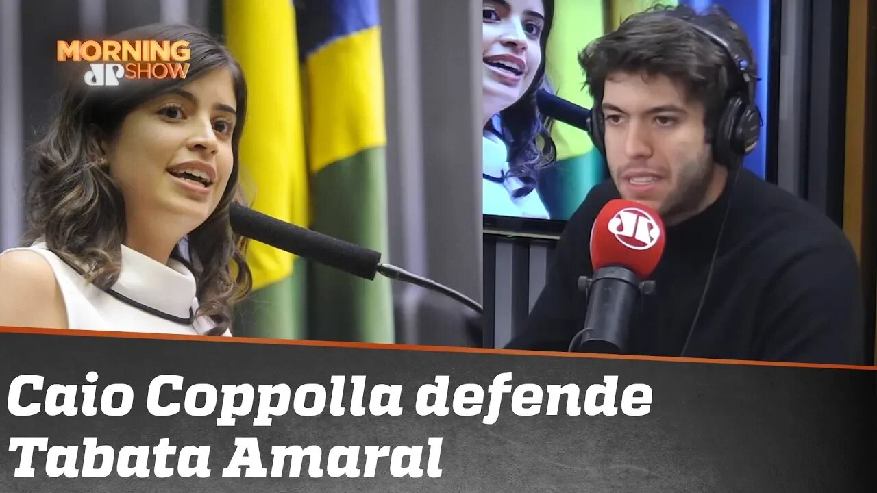 Caio Coppolla sai em defesa de Tabata Amaral