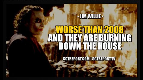 WORSE THAN 2008. SO THEY ARE BURNING DOWN THE HOUSE!!!