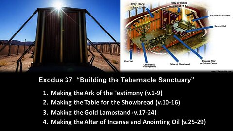 Exodus 37 “Building the Tabernacle Sanctuary” - Calvary Chapel Fergus Falls