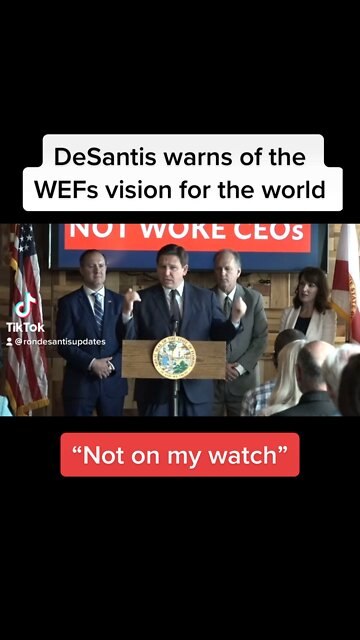 DeSantis warns of the WEFs vision for the world | Joe Biden | Trump | Bongino | Bannon