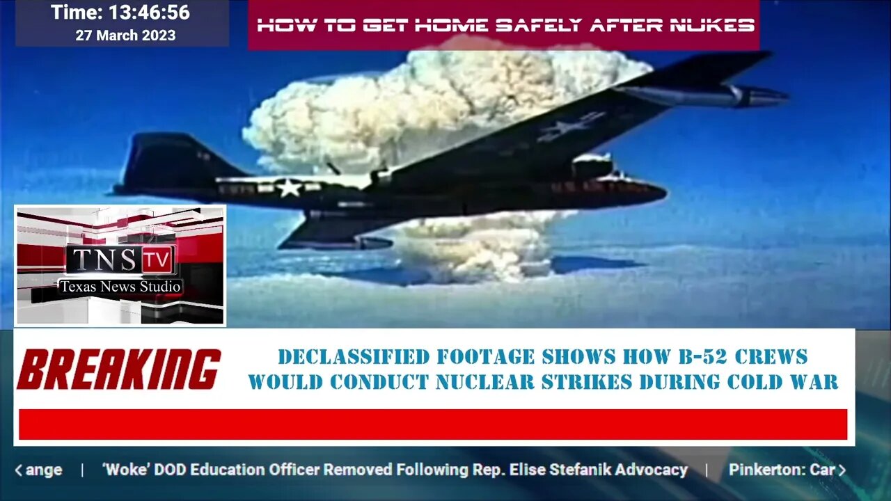 Declassified footage shows how B-52 crews would conduct NUCLEAR STRIKES during Cold War