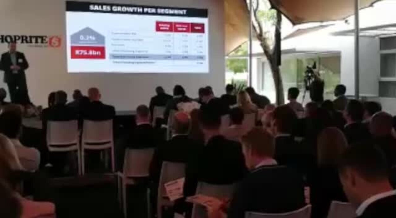 SOUTH AFRICA - Cape Town - SHOPRITE Interim Financial results presentation (VIdeo) (AHw)