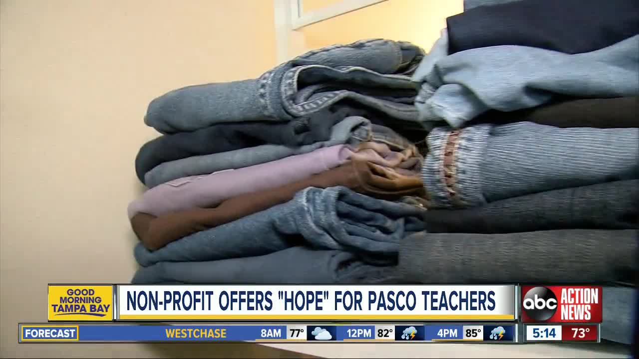 Teachers shop for free at Pasco County clothing pop-up store