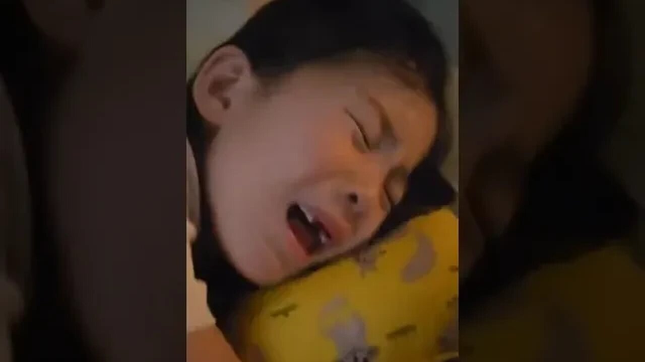 Girl gets tooth pulled while asleep #shorts #funny #teeth