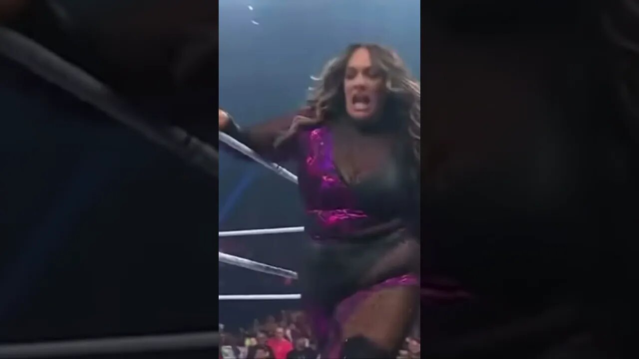 Nia Jax attacks Rhea Ripley on WWE raw ( highlights ) #shorts