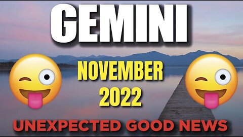 Gemini ♊ 😲🤩 UNEXPECTED GOOD NEWS😲🤩 Horoscope for Today NOVEMBER 2022 ♊ Gemini tarot ♊