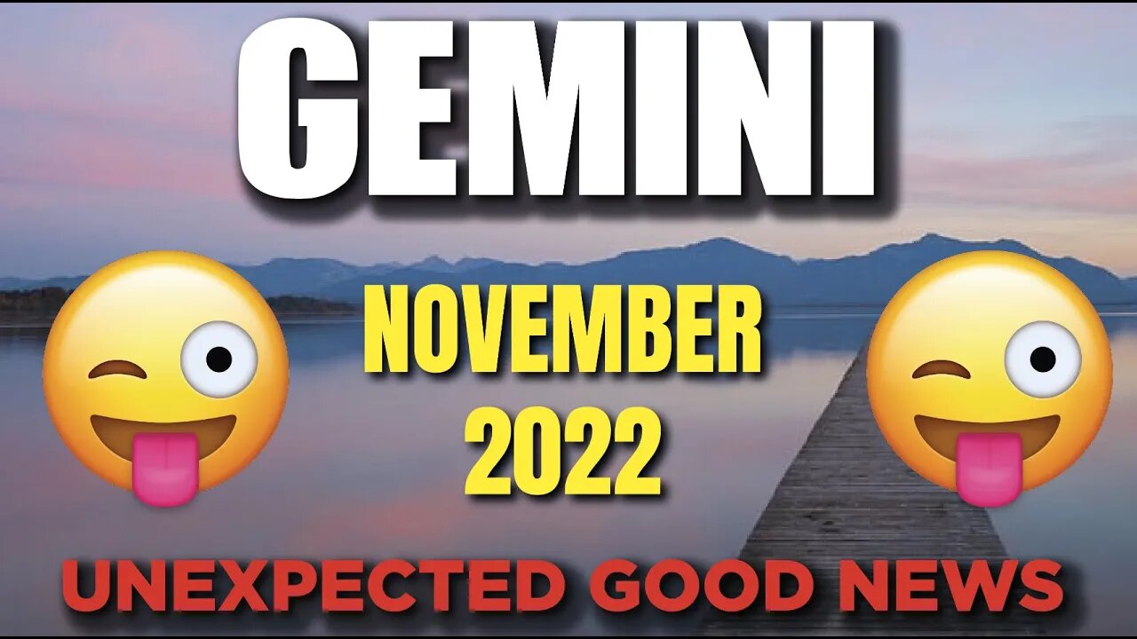 Gemini ♊ 😲🤩 UNEXPECTED GOOD NEWS😲🤩 Horoscope for Today NOVEMBER 2022 ♊ Gemini tarot ♊