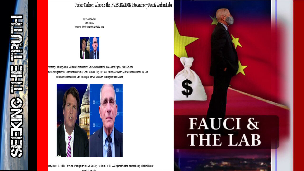 SarsCov2 ManMade from Wuhan Labs Fauci knew All about it the Whole Time!!