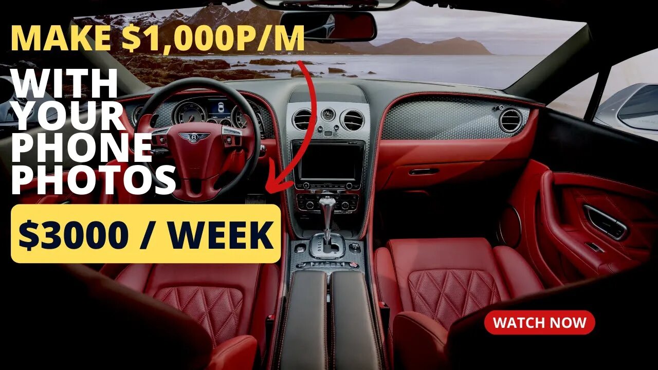 Make $1,000 Per Month With Your Phone Photos