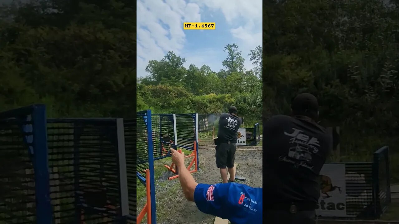 Stage 1 🦾🤑🚈🚄🧢Area 8 #uspsa Match Ontelaunee Zach #production #unloadshowclear #shorts