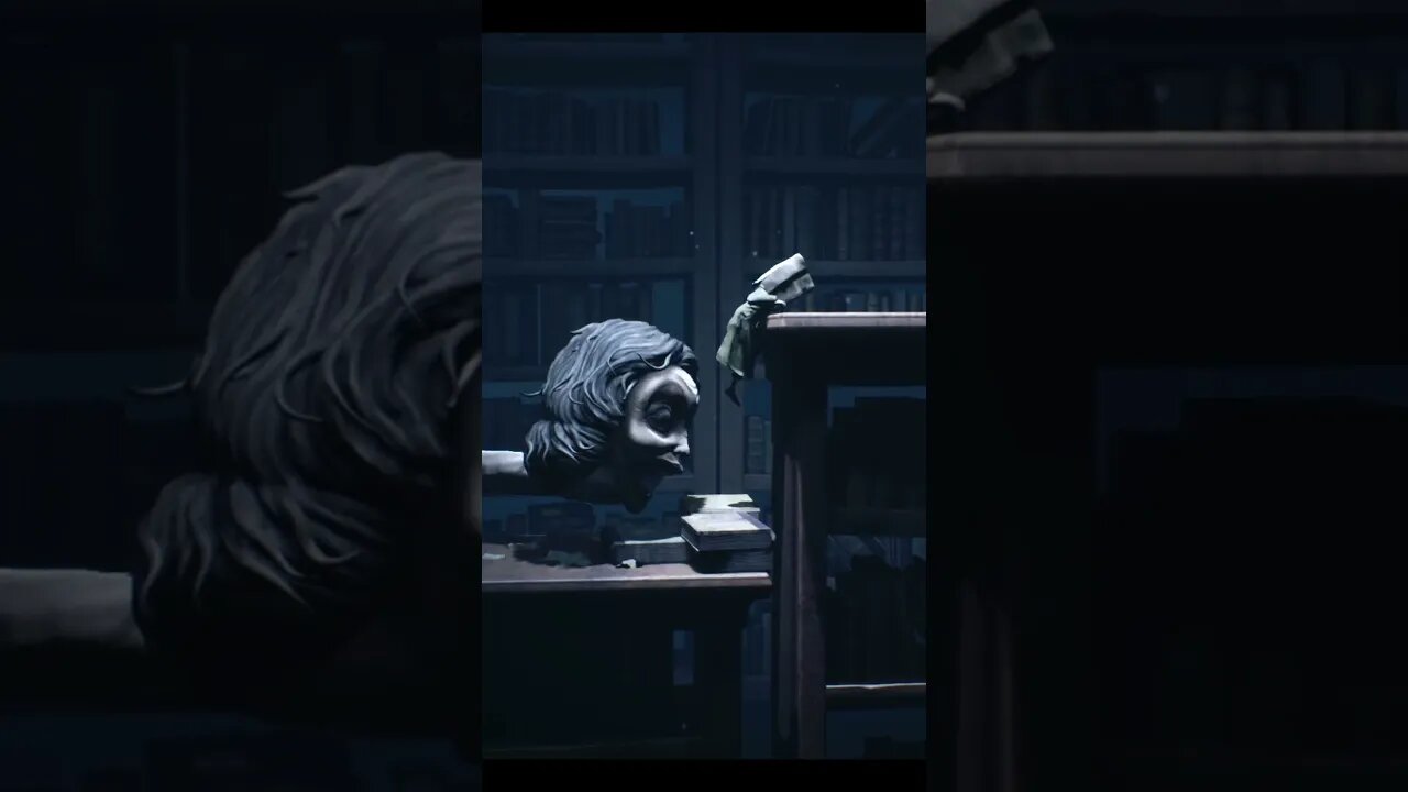 Mono gets caught in the library | Little Nightmares II | #shorts