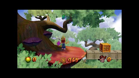 Coco Bandicoot 1 remake - Level 2: Jungle Rollers