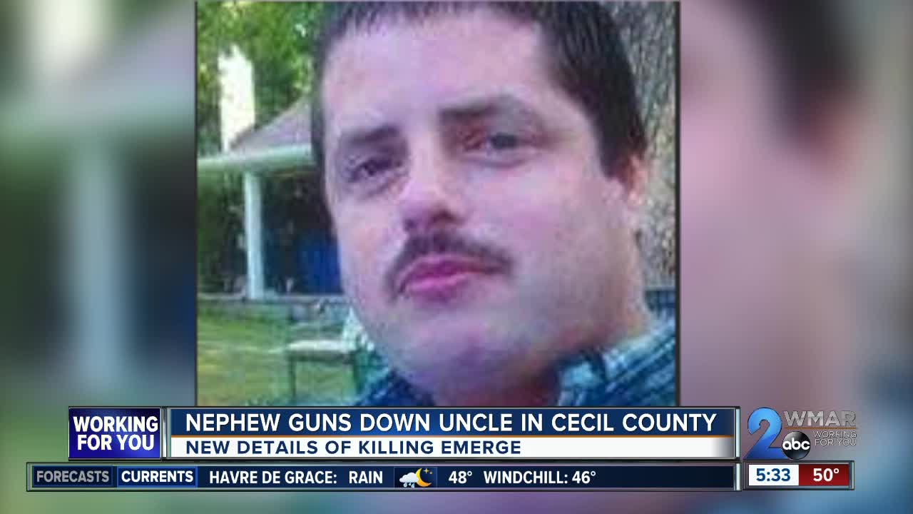 Nephew guns down uncle in Cecil County