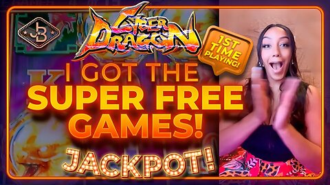 I Got The Super Free Games on Cyber Dragon Slot and it's AMAZING! Jackpot!