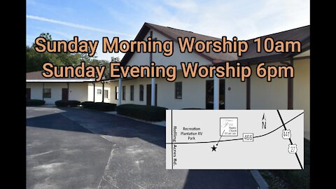 Sunday Morning Worship and Preaching Service