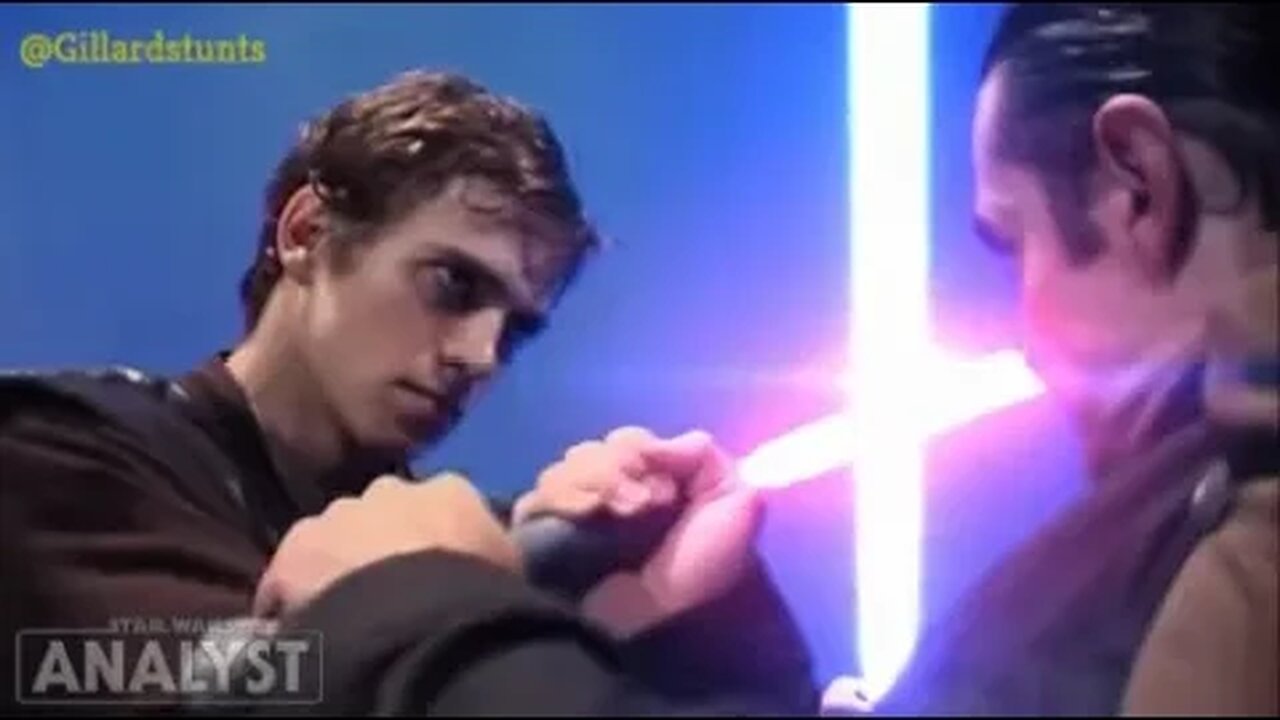 Anakin vs Dooku Light saber duel.. rehearsal