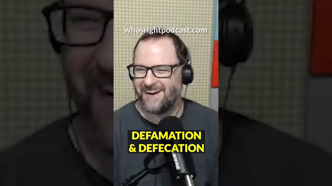 DEFAMATION AND DEFECATION