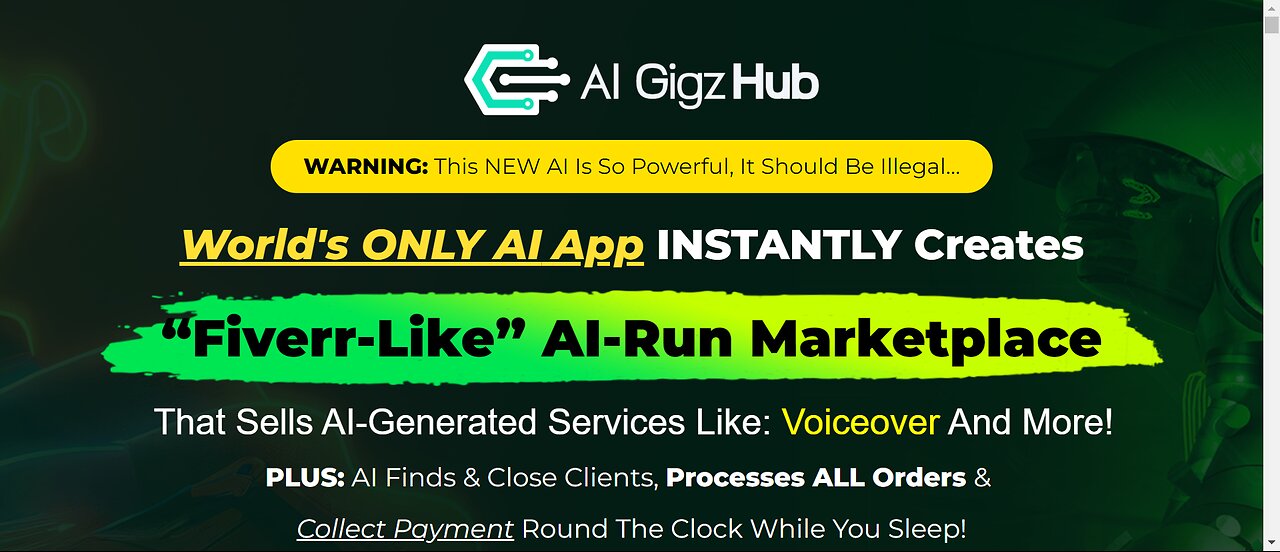 AI Gigz Demo: The Ultimate App for AI-Generated Services, Offering Content Writing, and More!