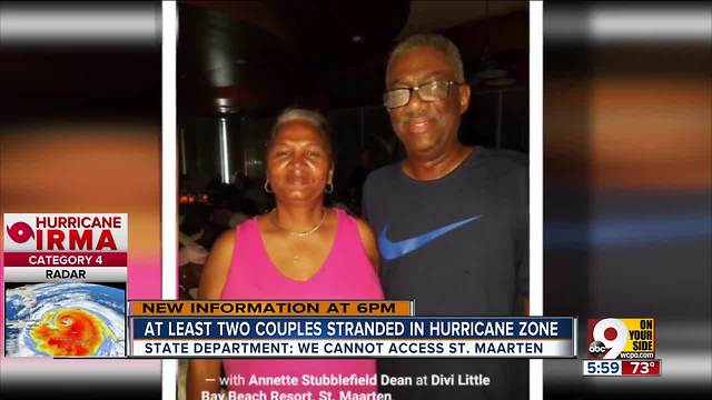 At least two local couples stranded in hurricane zone