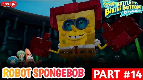 Spongebob jadi robot ? | Spongebob battle for bikini bottom