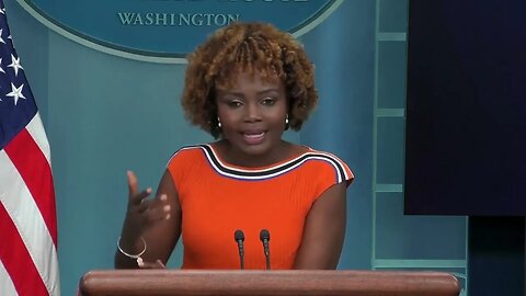 Karine Jean-Pierre Refuses To Comment On Democrat Rep. Cori Bush's Antisemitic Remarks