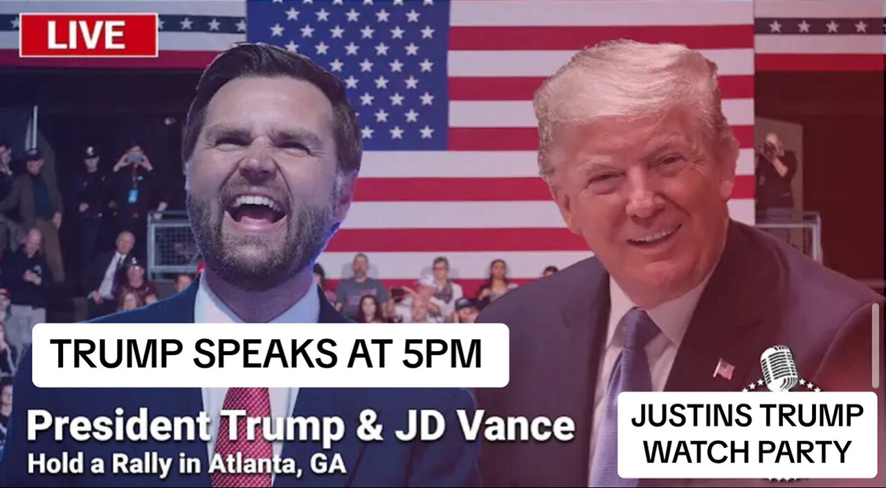 LIVE: President Trump and JD Vance Hold a Rally in Atlanta - 8/3/24