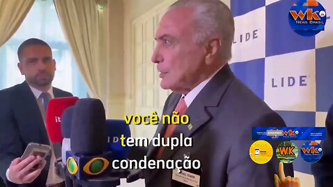 "Condenação ou não, deu-se no Congresso”, diz Michel Temer sobre o impeachment de Dilma Rousseff.