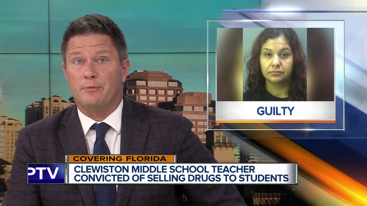 Florida teacher found guilty of selling drugs to kids at school