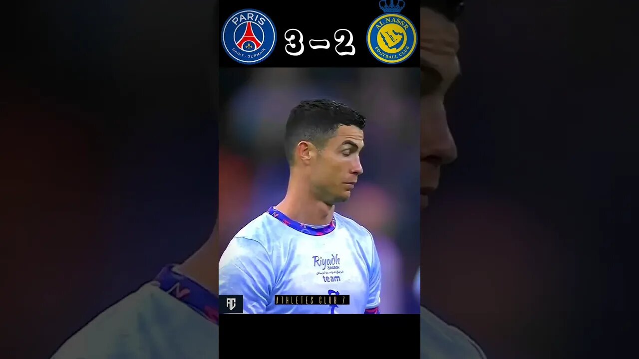 Ronaldo🐐vs Messi🐐.Al Nassr Vs PSG@AthletesClub7 #viral #shorts #ronaldo #messi #neymar #mbappe