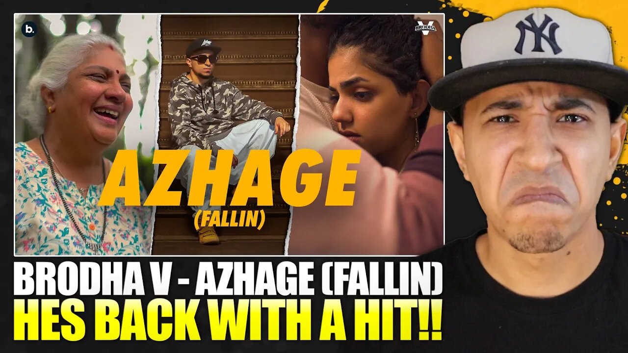 HE'S BACK!! | Brodha V - Azhage (Fallin) [Music Video] Reaction