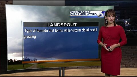 Rachel's Wednesday Weather Word: Landspout