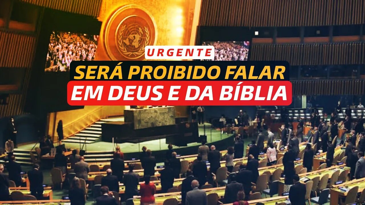 QUALQUER COISA QUE MENCIONA DEUS OU A BÍBLIA, SERÁ RETIRADO DA CULTURA HUMANA!