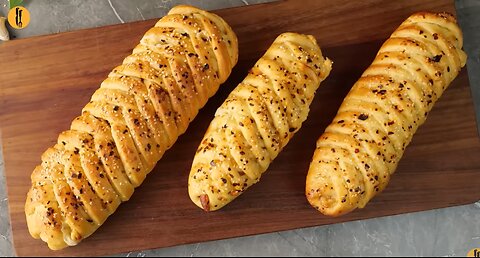 Tasty chicken bread