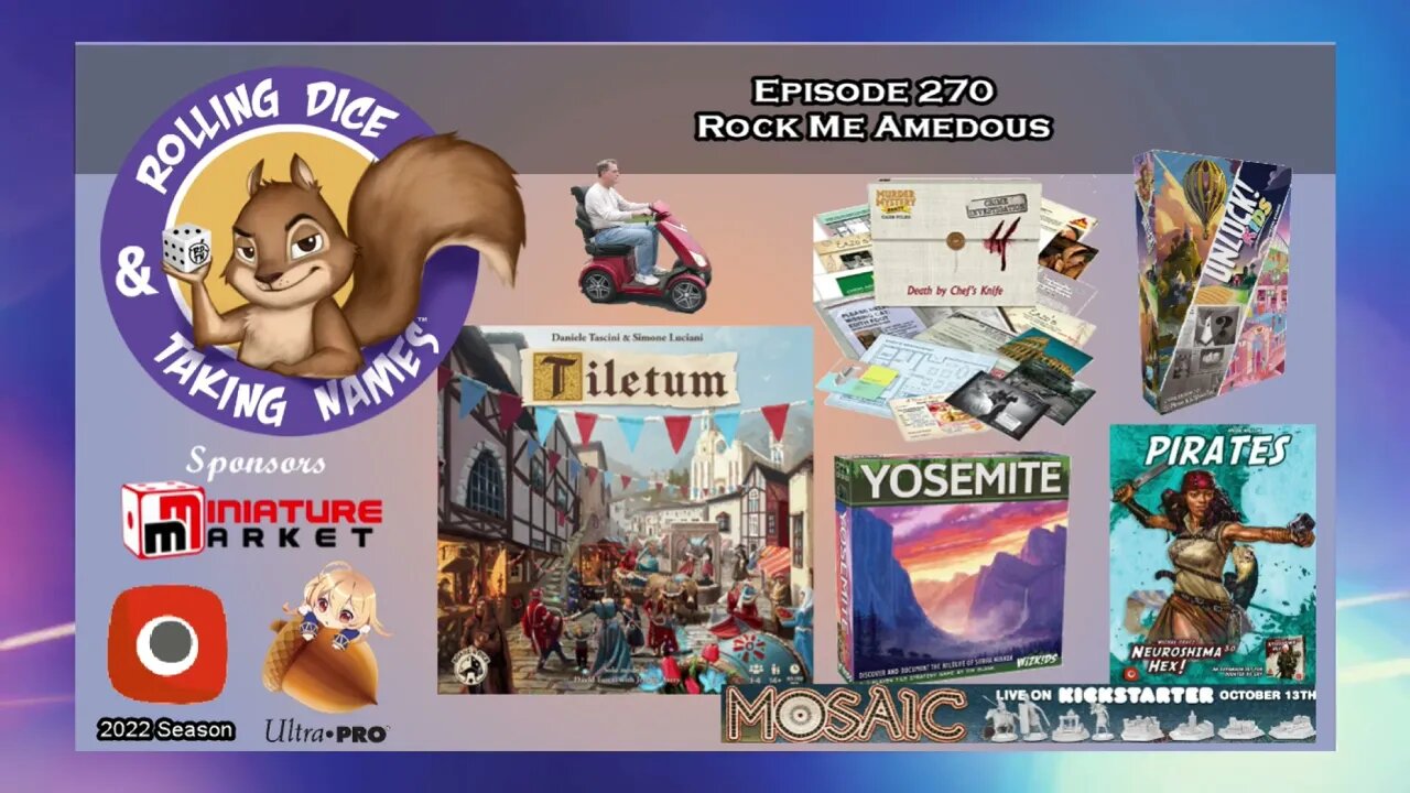 Episode 270: Tiletum, Yosemite, Unlock! Kids, Neuroshima Hex – Pirates,