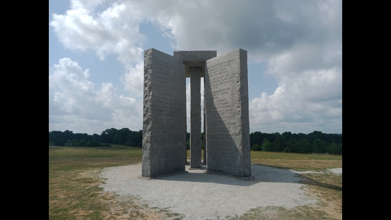 Georgia Guidestones Exploded By GOD