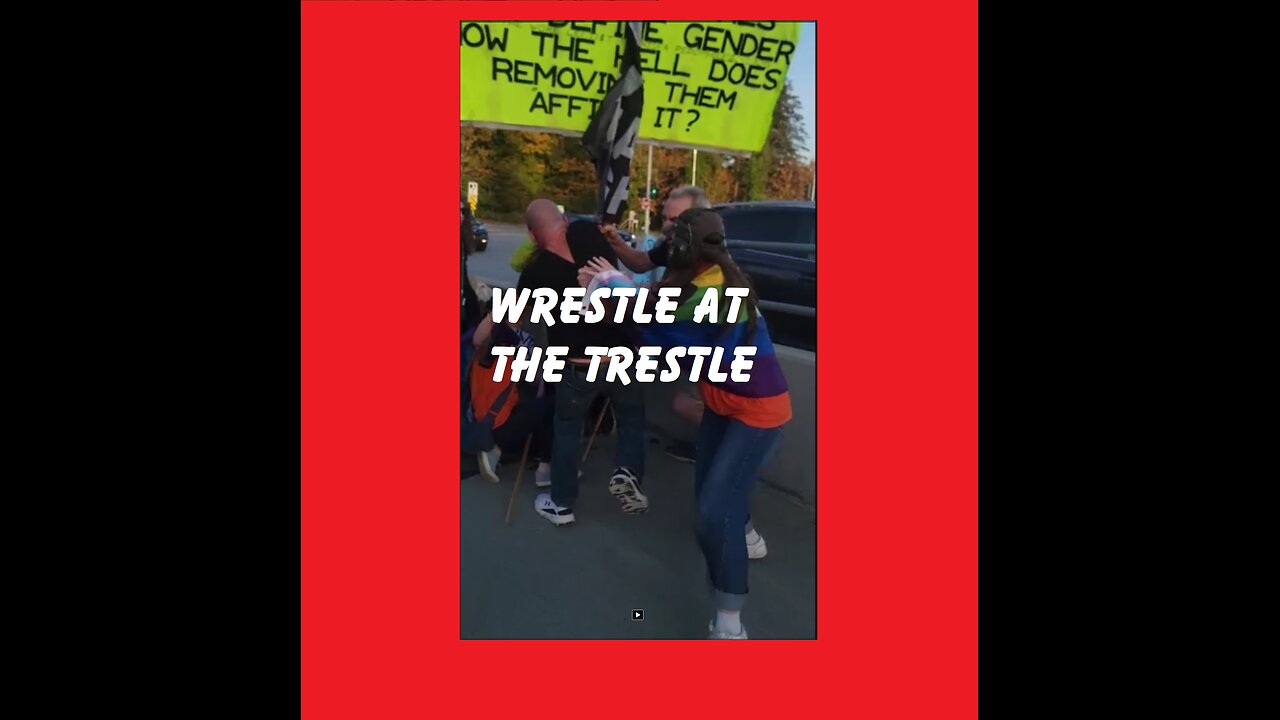 "Wrestle at the Trestle" North Vancouver Child-Sex Protest turn Intimate.