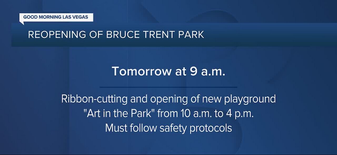 Reopening of Bruce Trent Park