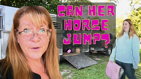 It's Finally Time To See If Her New Horse Can JUMP!